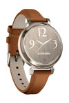 GARMIN Lily™2 Classic Cream Gold Case with Tan Leather Band