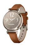 GARMIN Lily™2 Classic Cream Gold Case with Tan Leather Band