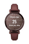 GARMIN Lily™2 Classic Dark Bronze Case with Mulberry Leather Band