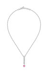 MORELLATO Colori Poetica Stainless Steel Necklace with Crystals