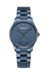 KENNETH COLE Modern Classic Diamonds Blue Stainless Steel Bracelet