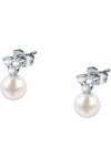 MORELLATO Perla Sterling Silver Earrings with Pearls and Zircons