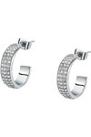 MORELLATO Creole Stainless Steel Earrings with Crystals