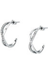 MORELLATO Creole Stainless Steel Earrings with Crystals