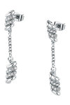 MORELLATO Torchon Stainless Steel Earrings with Crystals