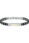 MORELLATO Gold Stainless Steel, Ceramic and 18ct Gold Bracelet with Crystals