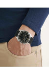 TED BAKER Caine Chronograph Black Leather Strap