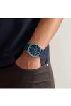 TED BAKER Caine Urban Blue Silicone Strap