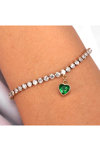 LA PETITE STORY Love Stainless Steel Bracelet with Crystals