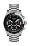 TISSOT T-Sport PR516 Mechanical Chronograph Silver Stainless Steel Bracelet