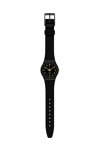 SWATCH Classic Golden Tac Black Biosourced Strap