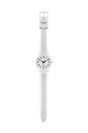 SWATCH New Core Just White Soft White Silicone Strap