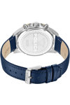 POLICE Chester Dual Time Blue Leather Strap