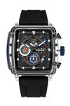 POLICE Clout Chronograph Black Silicone Strap