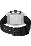 POLICE Clout Chronograph Black Silicone Strap