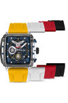 POLICE Clout Chronograph Yellow Silicone Strap Gift Set