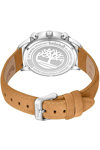 TIMBERLAND Managate Dual Time Brown Leather Strap