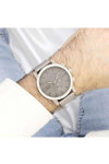 OOZOO Timepieces Beige Leather Strap