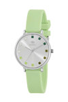 MAREA Crystals Green Silicone Strap