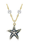 SWAROVSKI Multicolored Idyllia Pendant Crystal Pearls & Starfish