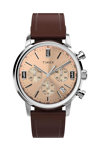 TIMEX Marlin Chronograph Brown Leather Strap