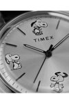 TIMEX x Peanuts Marlin Automatic Black Leather Strap