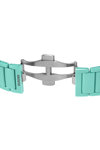 RADO True Square Diamonds Automatic Open Heart Turquoise Ceramic Bracelet (R27176712)