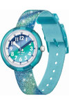 FLIK FLAK Organized Chaos Frozen Rainbow Multicolor Plastic Strap