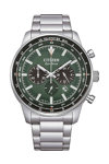 CITIZEN Eco-Drive Chronograph Silver Stainless Steel Bracelet