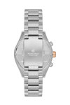 BEVERLY HILLS POLO CLUB Dual Time Silver Stainless Steel Bracelet