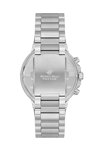 BEVERLY HILLS POLO CLUB Dual Time Silver Stainless Steel Bracelet