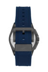 BEVERLY HILLS POLO CLUB Dual Time Blue Rubber Strap