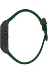 BEVERLY HILLS POLO CLUB Dual Time Green Rubber Strap