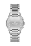 BEVERLY HILLS POLO CLUB Dual Time Silver Stainless Steel Bracelet