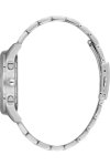 BEVERLY HILLS POLO CLUB Dual Time Silver Stainless Steel Bracelet