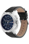 TOMMY HILFIGER Casual Black Leather Strap