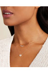 18ct Gold Floating Diamond Necklace with Diamonds by SAVVIDIS