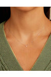 18ct White Gold Floating Diamond Necklace with Diamond by SAVVIDIS