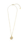 BREEZE Gold Plated Sterling Silver Necklace with Zircons