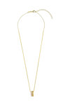 BREEZE Gold Plated Sterling Silver Necklace with Enamel and Zircons