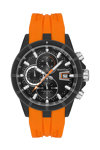 QUANTUM Hunter Chronograph Orange Silicone Strap