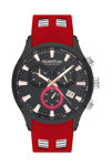 QUANTUM Powertech Chronograph Red Silicone Strap