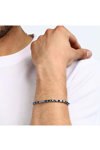 SECTOR Ceramic Men's Stainless Steel and Ceramic Bracelet with Enamel