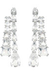 SWAROVSKI White Matrix drop earrings mixed cuts