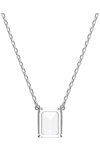 SWAROVSKI White Stilla pendant octagon cut