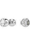 SWAROVSKI White Imber stud earrings round cut