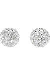 SWAROVSKI White Dextera stud earrings Sphere round cut