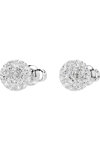 SWAROVSKI White Dextera stud earrings Sphere round cut