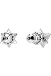 SWAROVSKI White Dextera stud earrings Star round cut