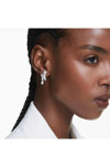 SWAROVSKI White Matrix drop earrings mixed cuts